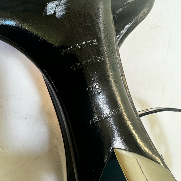 Proenza Schouler Grommets Leather Strappy Ankle Sandals Shoes Rings Sexy Goth 38 - Picture 8 of 16